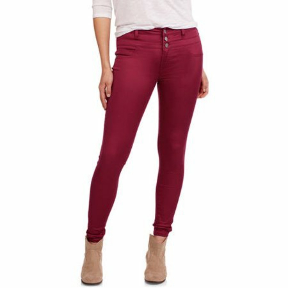 NOBO SZ 5 PANTS JUNIORS GIRLS HIGH WAIST JEGGING